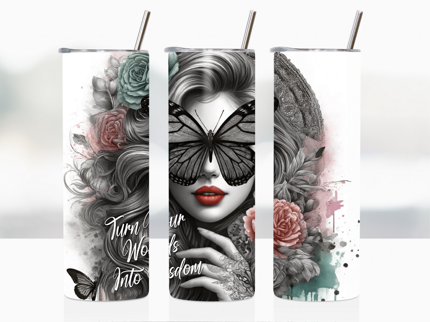 Affirmations 20oz Tumbler Transfers