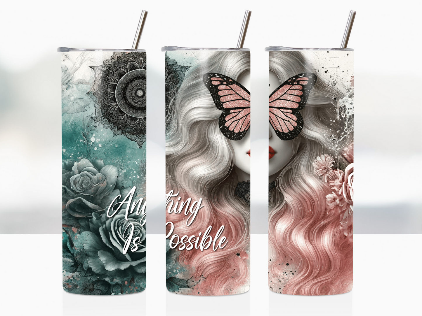 Affirmations 20oz Tumbler Transfers