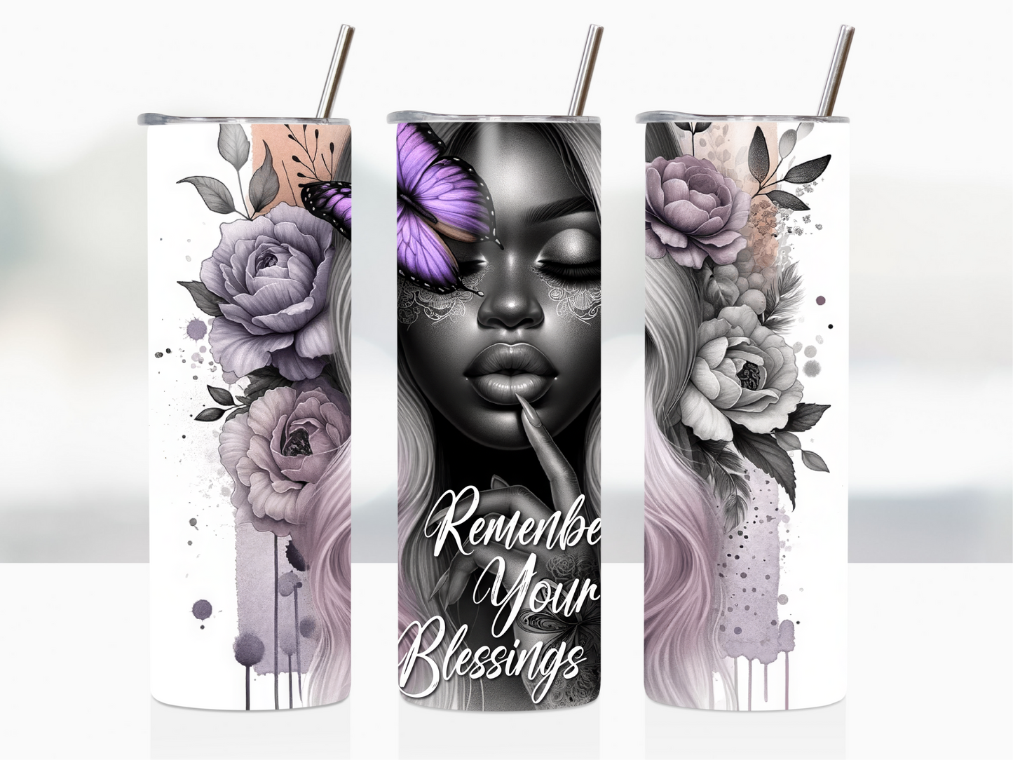 Affirmations 20oz Tumbler Transfers