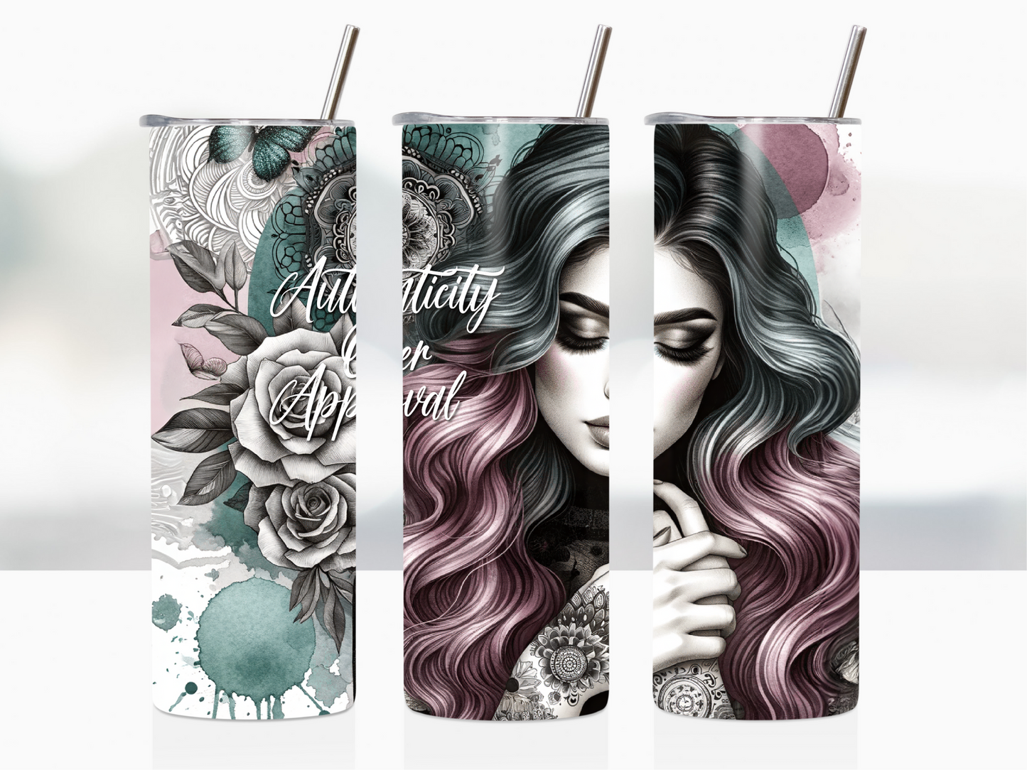 Affirmations 20oz Tumbler Transfers