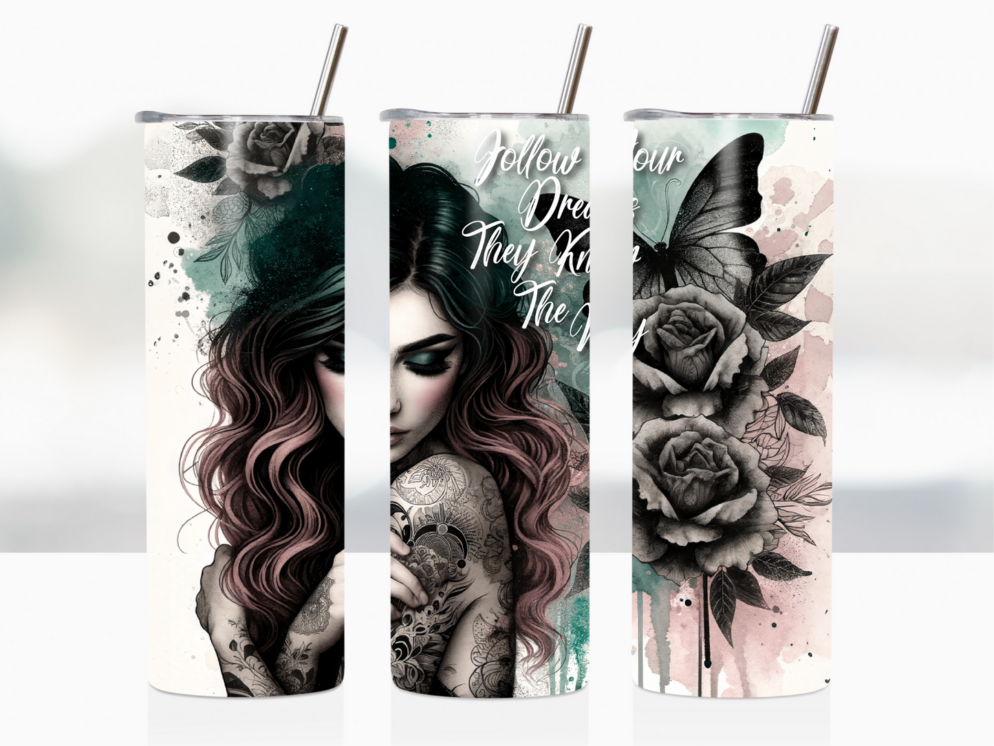 Affirmations 20oz Tumbler Transfers