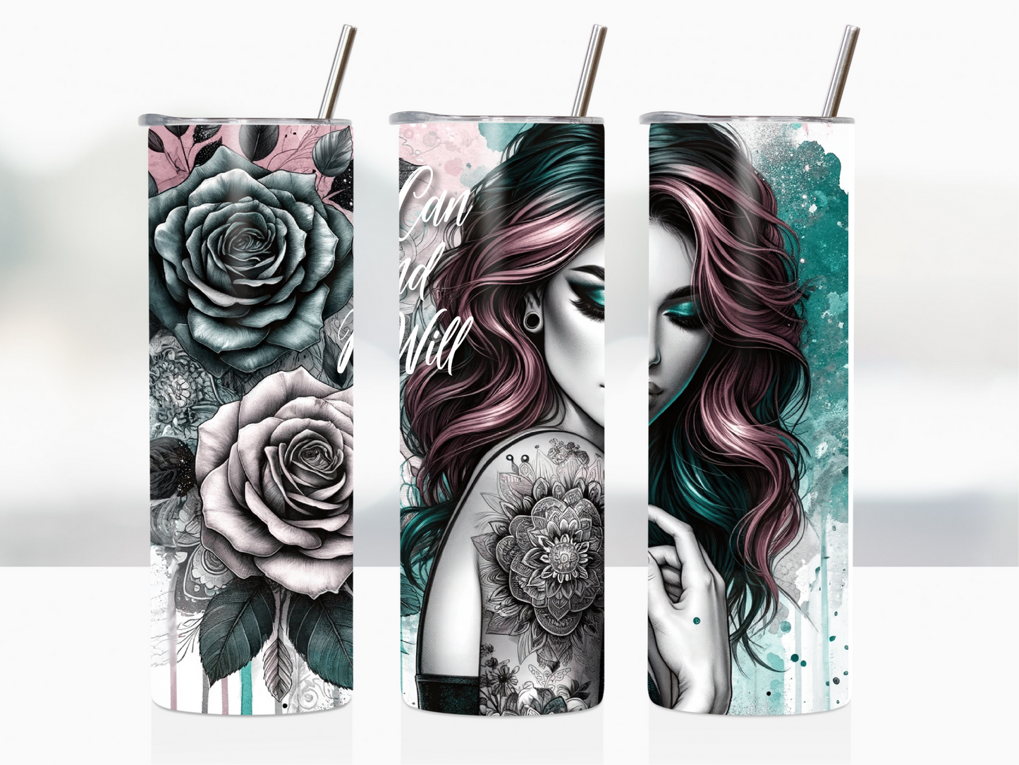 Affirmations 20oz Tumbler Transfers