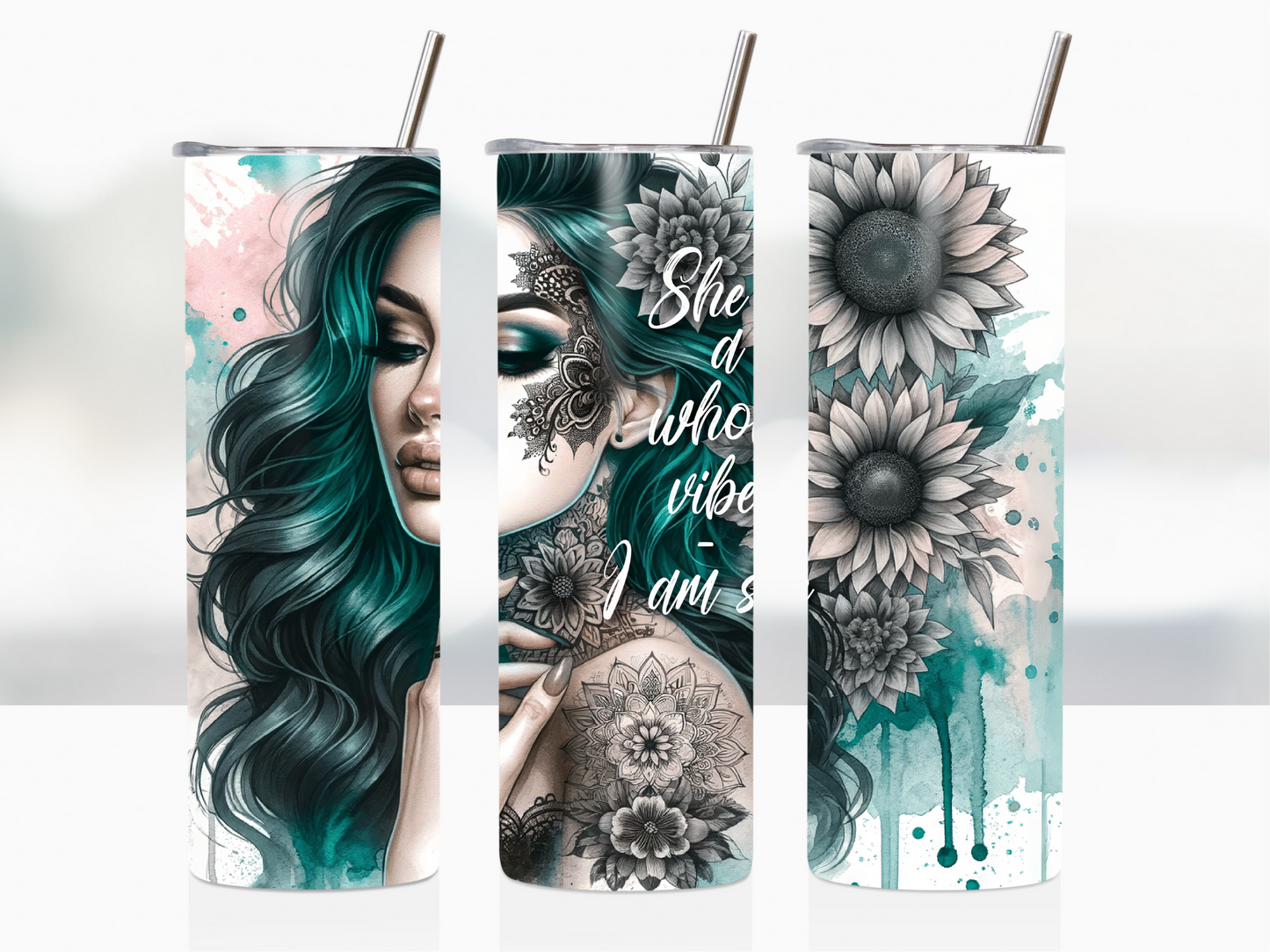 Affirmations 20oz Tumbler Transfers