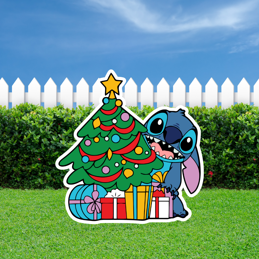 Christmas Blue and Tree