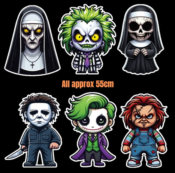 Spooky Characters FULL set of 12