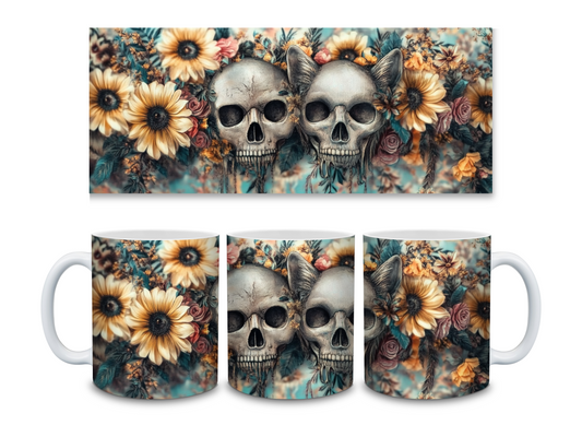 Sunflower Skull