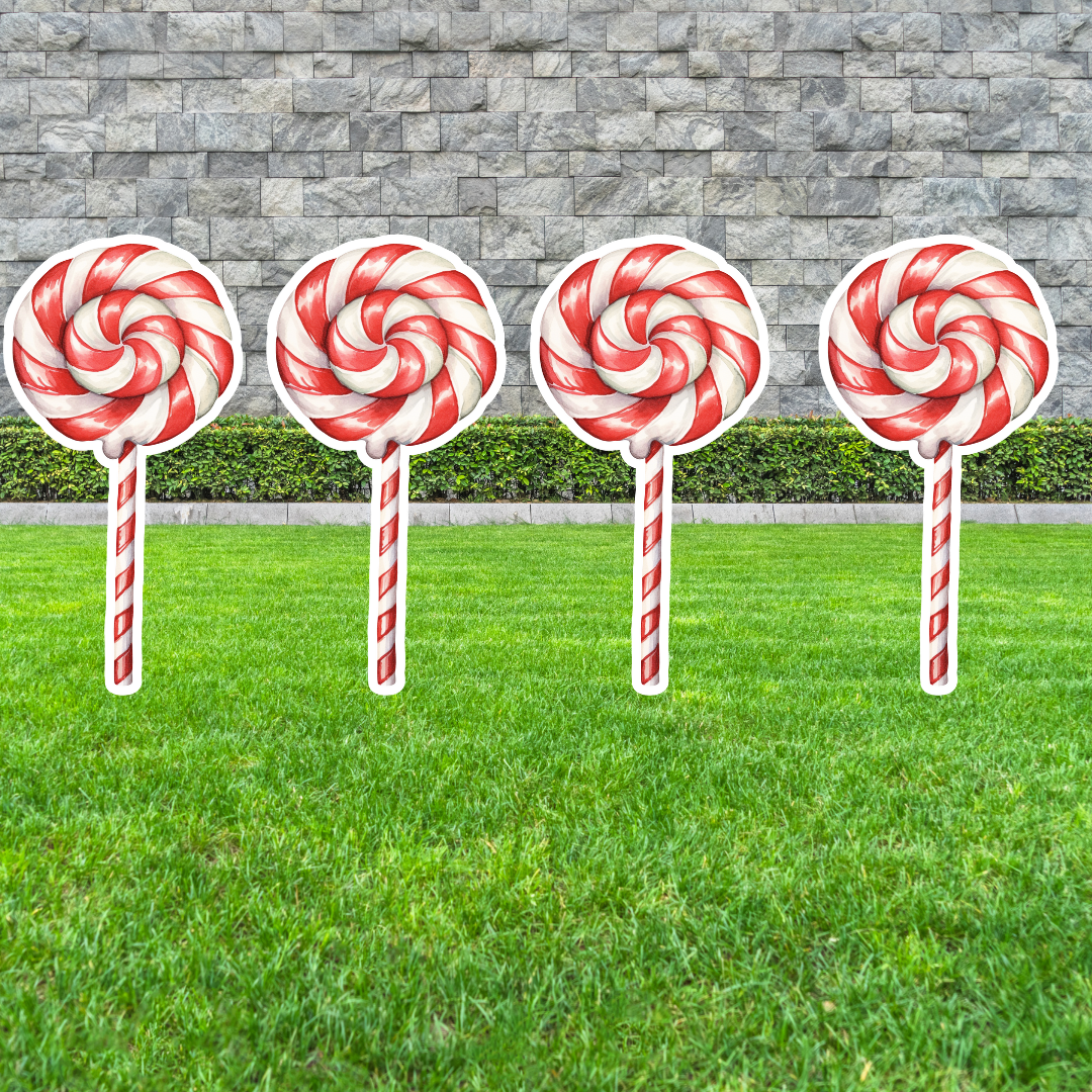 Candy cane Lollipops