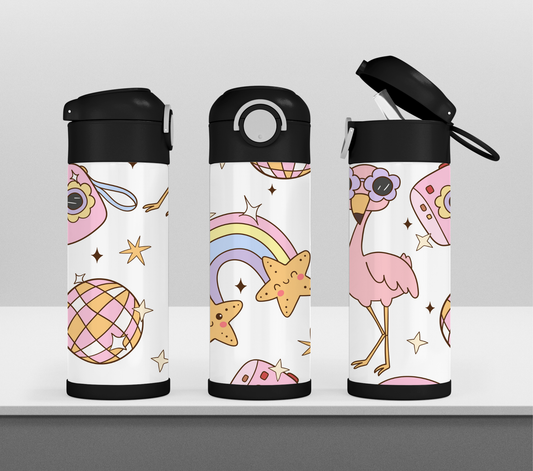 Retro Doodles Flamingo