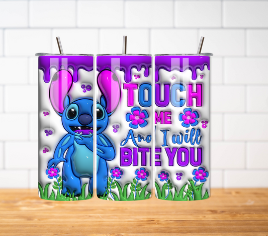 Blue friends bite you