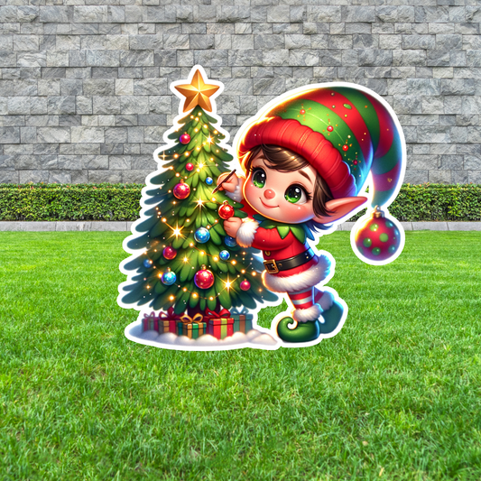 Elf and Tree