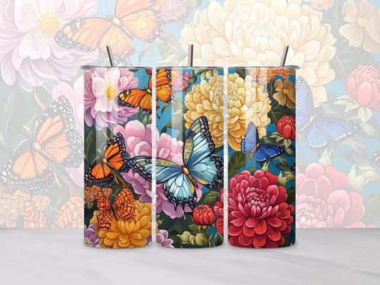 Butterfly and flowers 2