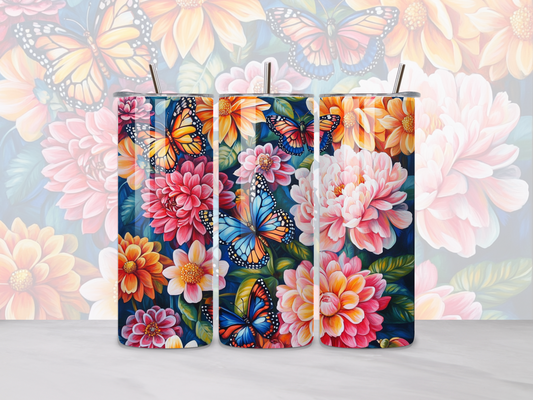Butterfly and flowers 3