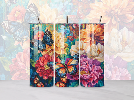 Butterfly and flowers 5