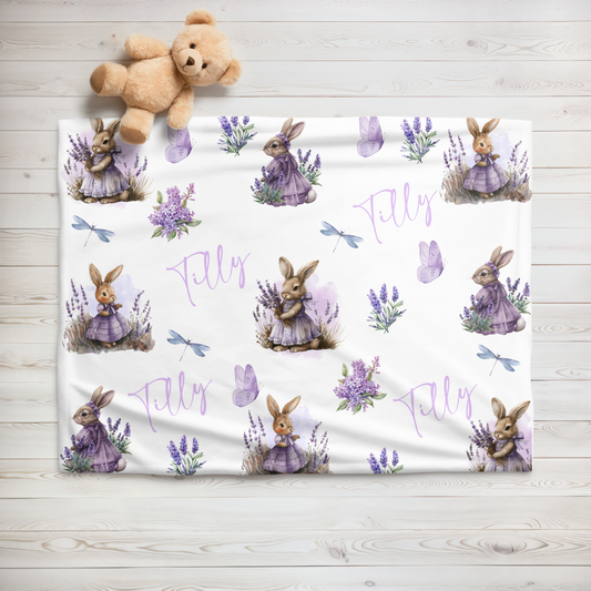 Purple Lavender Bunnies