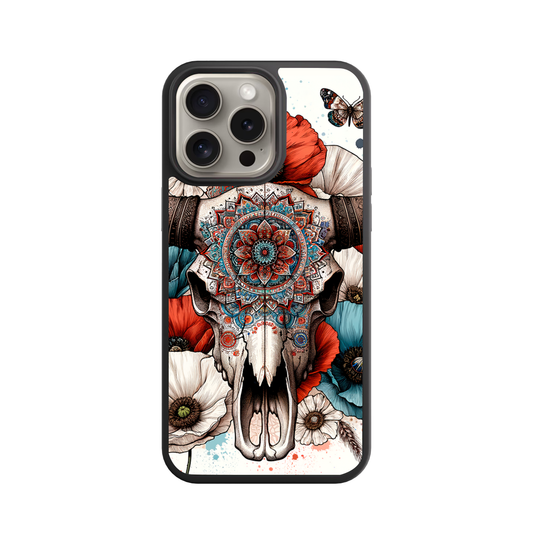 Bull Skull Red