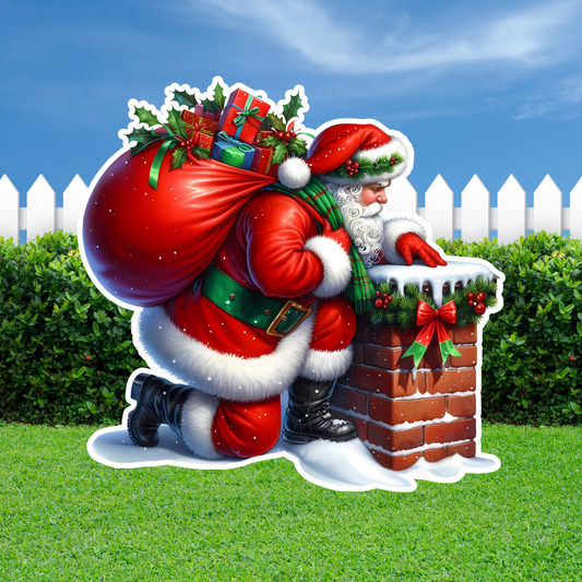 Santa at the chimney