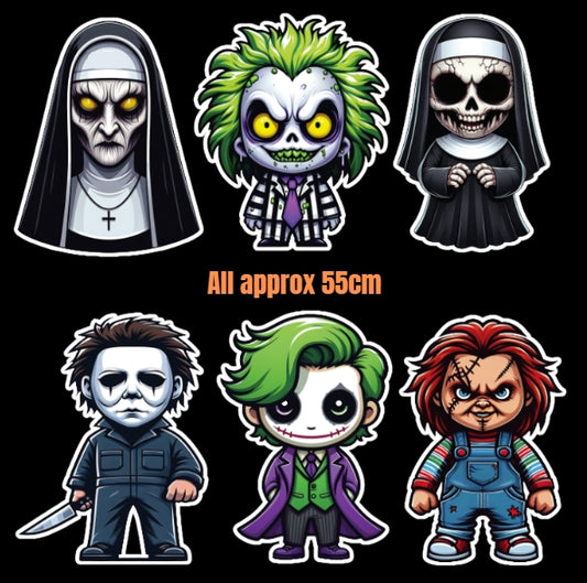 Spooky Characters FULL set of 12